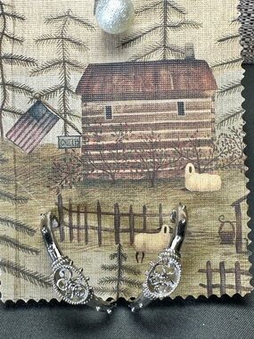 Retired Longaberger So Rachel Raindrop Texture Hoops - Vtg. .925 Silver